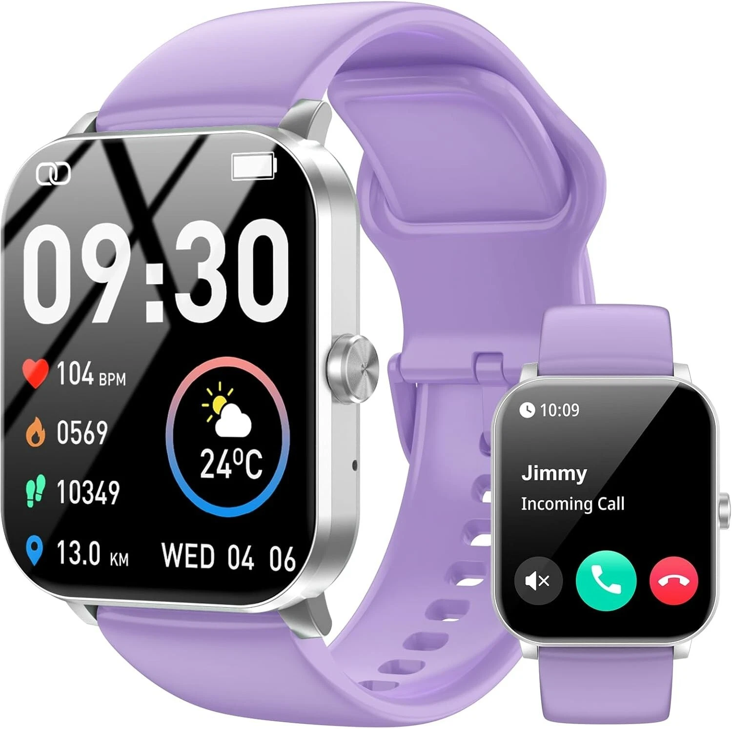Smart Watch-Heart rate, Sleep, Fitness Track, Pedometer, Water Proof Android IOS