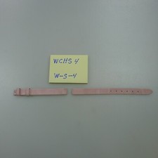 Chopard Watch Strap, Pink Fabric  Leather