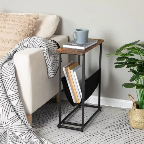 Beistelltische Couchtische Sofatisch Kleiner Kaffeetisch braun Wohnzimmertisch - Bild 1 von 9