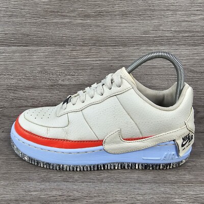 Air Force 1 Jester XX Größe UK 6 Light Bone Orange Blau AT2497-002 Selten AF1 