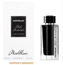 MONT BLANC BLACK MEISTERSTICK ABSOLUTE INCENSE EDP 4.1 OZ / 125 ML FOR MEN (NIB)