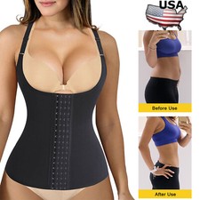 Fajas Reductoras Colombianas Shaper Vest Shapewear Waist Trainer Tummy Cincher