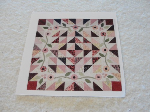 PRETTY POSIES Applique Quilt Kit Buggy Barn Cyndi Walker Stitch Studios 40x40" - Picture 3 of 4