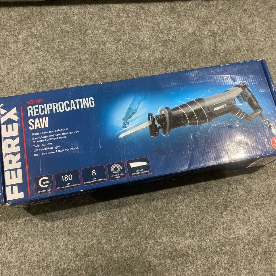 Ferrex 850W Reciprocating Saw Electric 5002800 RPM German Quality