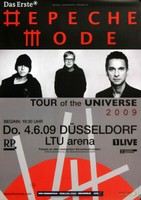 Depeche Mode - DüSseldorf, DüSseldorf 2009 | Konzertplakat | Poster