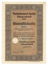 Browar klubowy APOLDA – Bon przyjemności bez wartości nominalnej – z 5 marca 1934