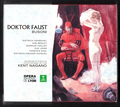 2 CD   Busoni - Doktor Faust - Kent Nagano   BOX 2 CD ERATO