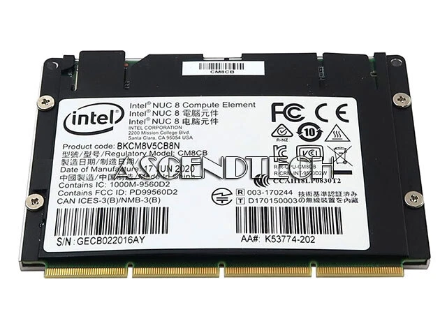 INTEL NUC 8 CM8CB INTEL CORE I5-8365U 8GB RAM SINGLE BOARD COMPUTER BKCM8V5CB8N - Image 2 of 2