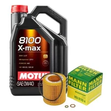 Motul + OEM Engine Oil Change Kit (0W-40) (5 Liter) (X-MAX 8100)