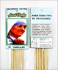Mother Teresa of Calcutta Esoteric Incense, Esoteric Incense 20 Rods/Sticks