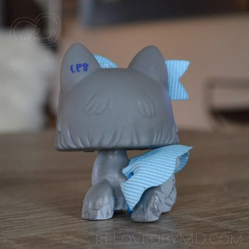 LPS 1860 Gray Scottie Dog - Accessories Included GUARANTEED Authentic - Picture 3 of 8