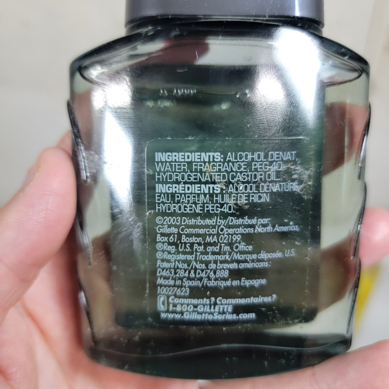 Gillette Storm Force After Shave Splash Spicy 3.5 oz Bottle eBay