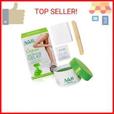 Nad's Wax Kit Gel, Wax Hair Removal For Women, Body+Face Wax, 6 Ounce