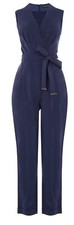 KAREN MILLEN Blue Tailored Jumpsuit. NWT. US2/ UK6.