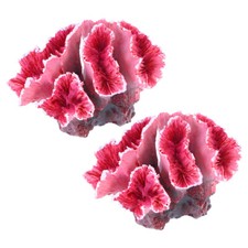2PCS Hideout Cave Aquarium Mountain View Ornament Aquarium Adornments