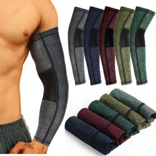 1 Pair UV Sun Protection Arm Sleeves Mesh UPF 50 Compression Cooling Arm Cover