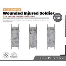 SSMODEL SSTR48916 1/48 Character Model Wounded Injured Soldier