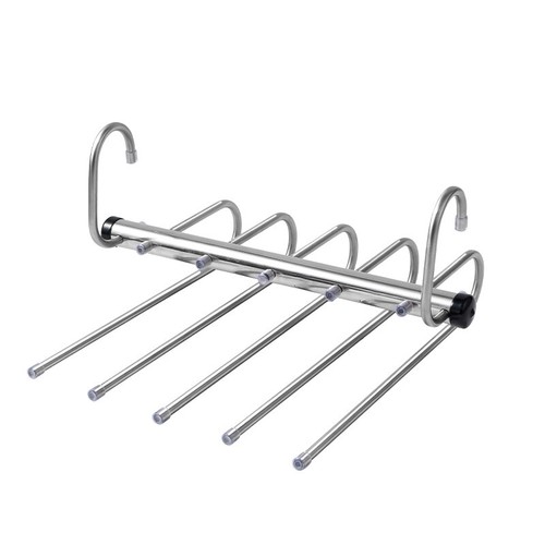 1PC Multi-functional Folding Magic Pants Hangers Trouser Hangers Bedroom Closet - Picture 13 of 14