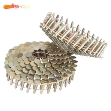 Galvanized Coil Roofing Nail 3/8" Head Diameter 7200Pcs 	3/4" × 0.12" 15 Degree