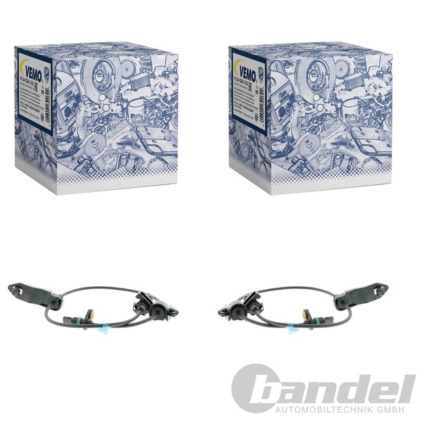 2X Vemo ABS-SENSOR Raddrehzal Hinten Passend FüR Honda Civic-image