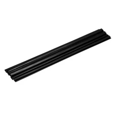 10 Pcs Black Plastic Welding Rods 9.5mm x 250mm HDPE Flat(0.4inch x 10inch)
