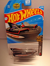 Hot Wheels 1966 Bat Boat Batman Series 3/5 Black Diecast 1:64 Scale New Mattel