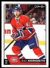 2016-17 O-Pee-Chee #480 Sven Andrighetto Montreal Canadiens Hockey Card