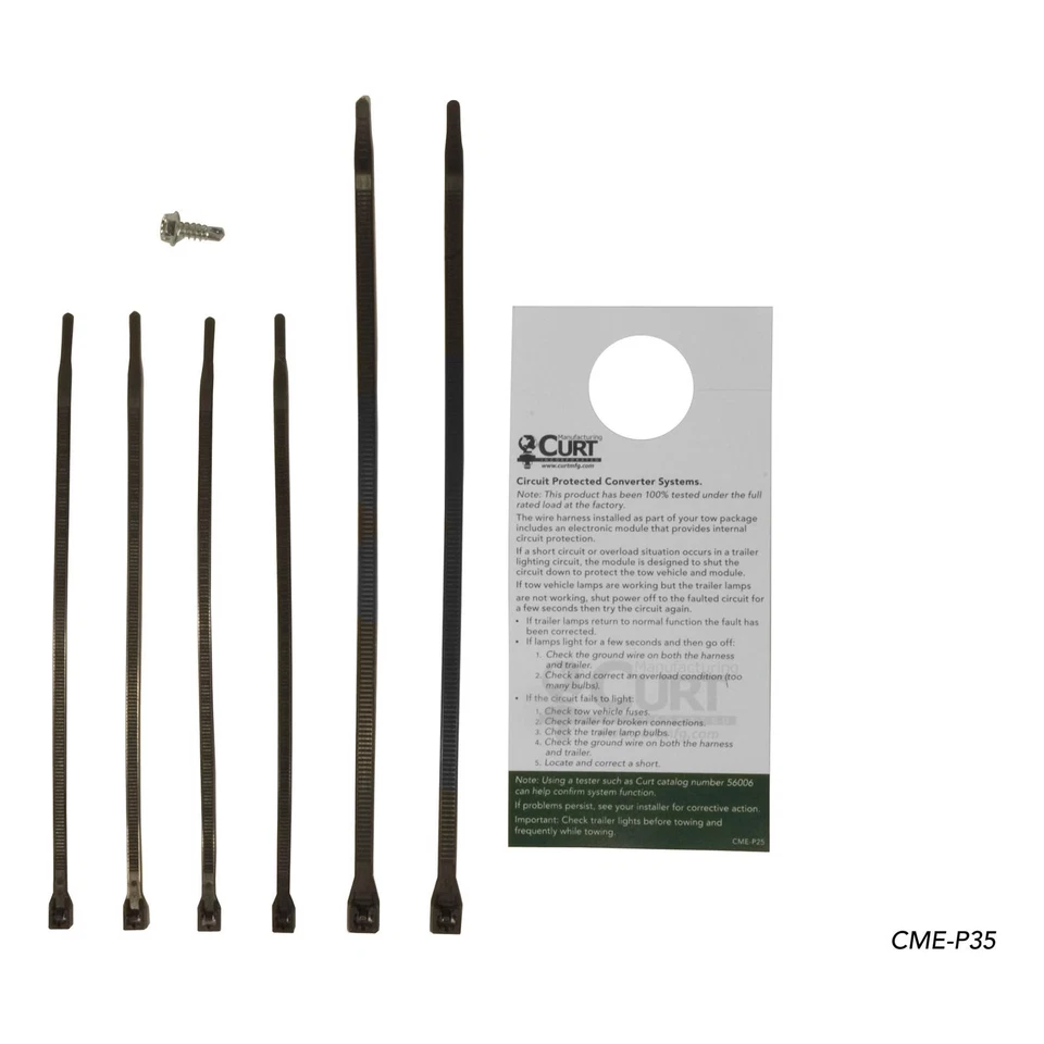 Curt 55513 Vehicle Towing Harness Adapter T-Connector Fits Toyota T100 Foto 2 de 3