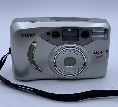 Revue 880 AF-D Zoom Compact Point and Shoot 35mm Film Camera Tested and Works