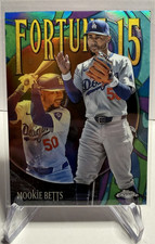 Topps 2025 Chrome Fortune 15 Insert Mookie Betts Dodgers #F15-5