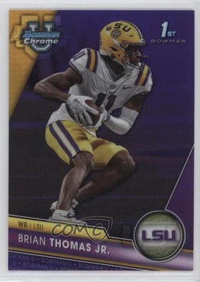 2023 Bowman U Chrome Purple Refractor 212/399 Brian Thomas Jr #8 0jr6