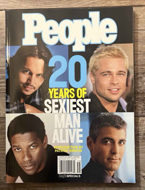 PEOPLE MAGAZINE 20 YEARS OF THE SEXIEST MEN ALIVE MARCH 2006