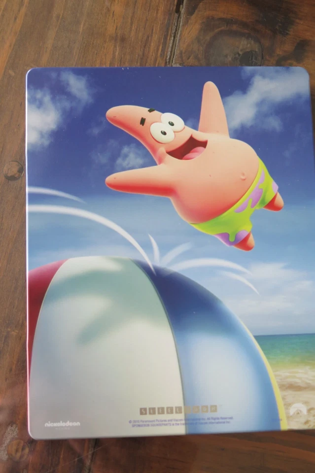 SPONGEBOB SQUAREPANTS OUT OF WATER THE MOVIE BLU-RAY DVD IN STEELBOOK RARE - Image 4 of 4