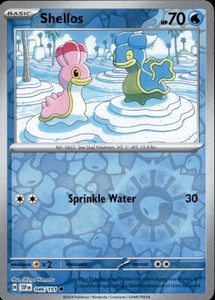 Shellos 046/191 Reverse Holo Surging Sparks
