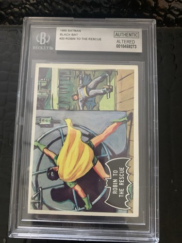 1966 Topps Batman Black Bat #20 Robin to the Rescue — BGS (grade unconfirmed)