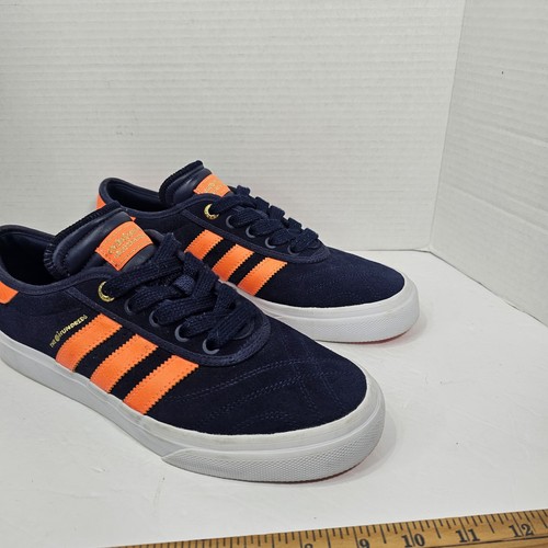 Adidas x The Hundreds Adi Ease Mens Size 8.5 Skateboarding Navy Shoes Sneakers - Picture 9 of 15