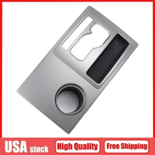 SILVER CENTER CONSOLE SHIFTER BEZEL SHIFT TRIM FOR TOYOTA 2005 - 2015 TACOMA