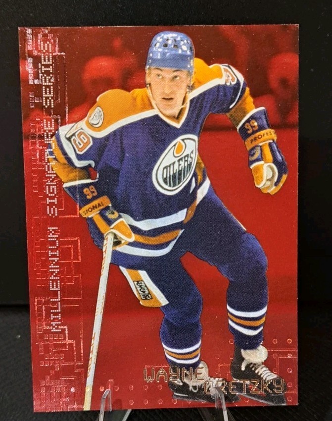1999-00 Be a Player Millennium Signature Series #99 Wayne Gretzky Ruby /1000 HOF