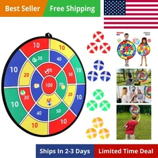 29" Dart Board Games for Kids – Fun Outdoor & Indoor Play, Kids Party Carniva...