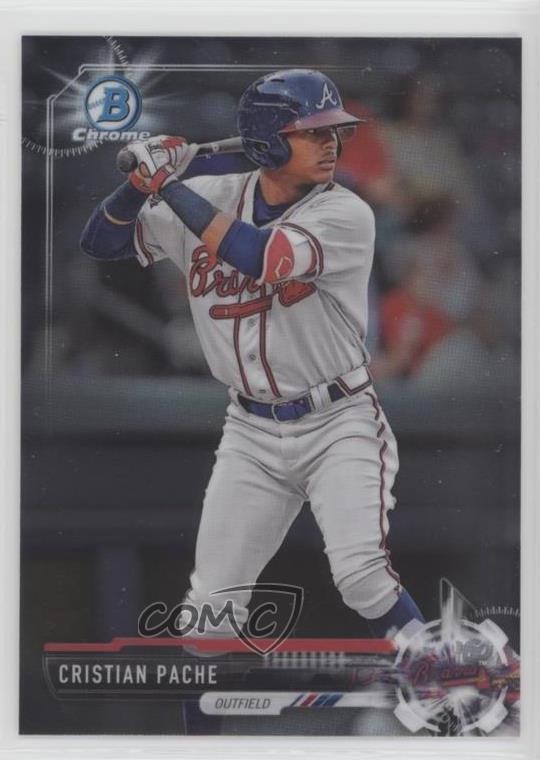 2017 Bowman Draft Chrome Cristian Pache #BDC-40 h2j