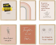 Boho Office Decor, Positive Affirmation Posters for Classroom, Therapy Quotes fo