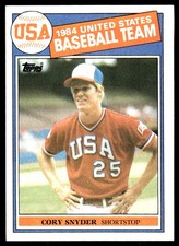Cory Snyder 1985 Topps #403 MLB READ FREE SHIPPING AutographDen