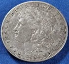 A 1884 S Morgan Silver Dollar $1 Coin - Choice, Better Date!
