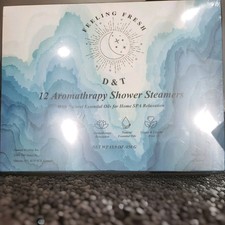 D T 12pc Aromatherapy Shower Steamers Natural Essential Oils Home Spa Relaxation