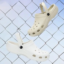 Klassische Sandale Crocs-Stil Clogs leichte Strand Slipper Urlaub Schuhe UK Größe