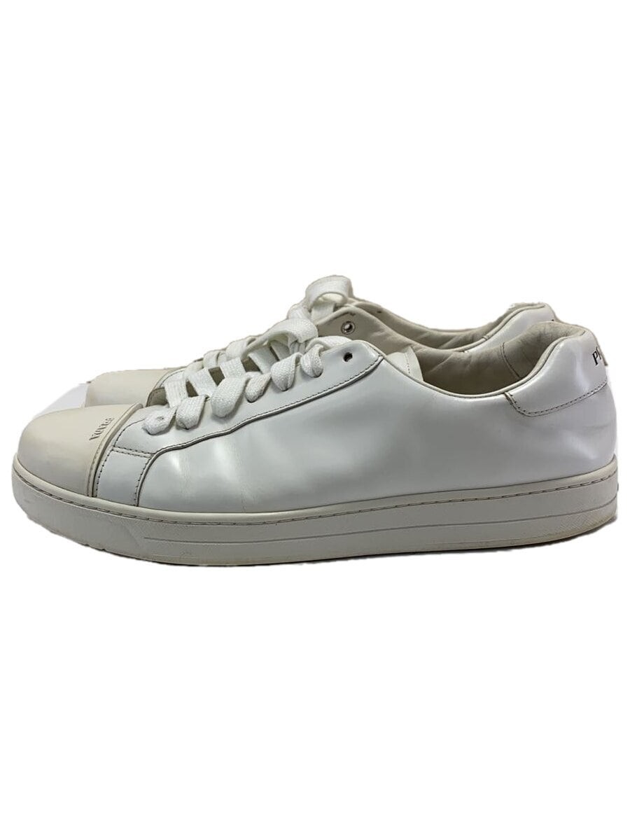 PRADA White Low-Top Sneakers in US Size 8.5