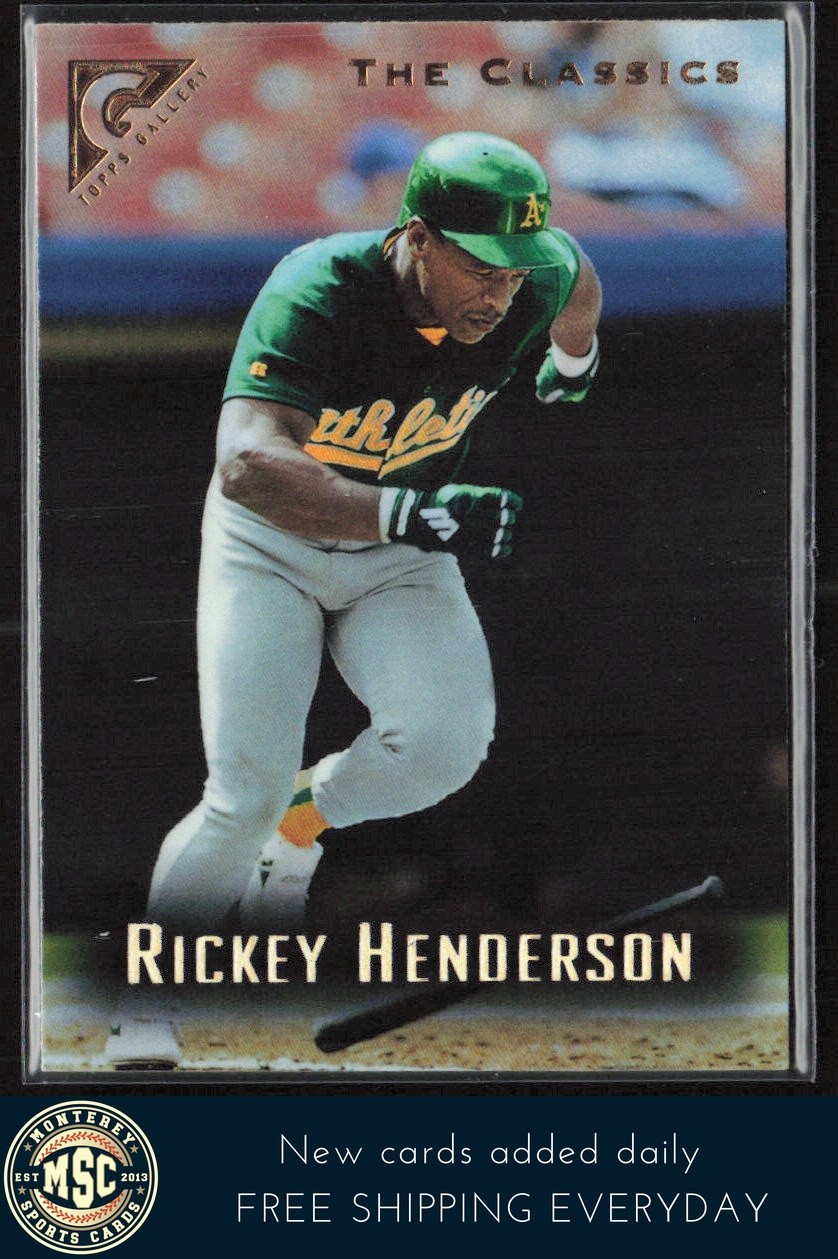 Rickey Henderson 1996 Topps Gallery #79 San Diego Padres