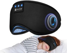 Sleep Headphones Bluetooth 5.4 Sleeping Eye Mask Wireless Music Earphones wit...