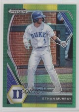 2021 Panini Prizm Draft Picks Green & Yellow Hyper Ethan Murray #PDP147 0r5k