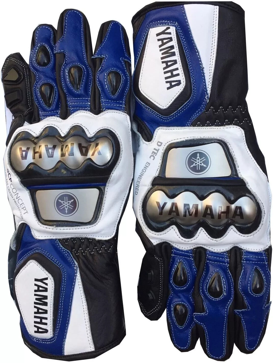 Gants moto cuir Yamaha Corsa Uomo XL avec paume renforcée anti-glisse